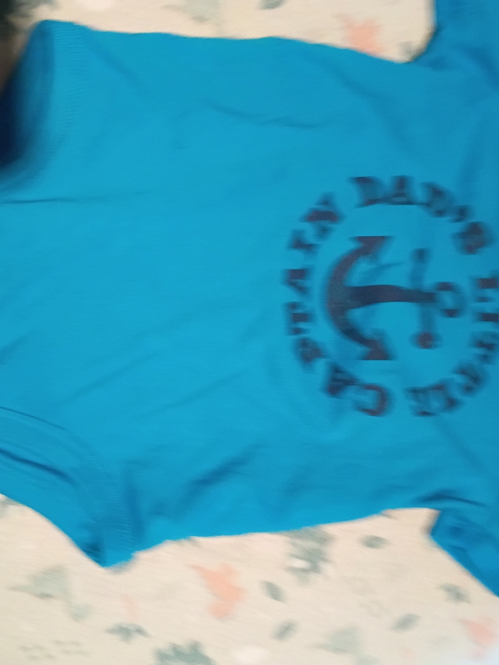 Garanimals Teal Short-Sleeve Tee with Anchor Graphic